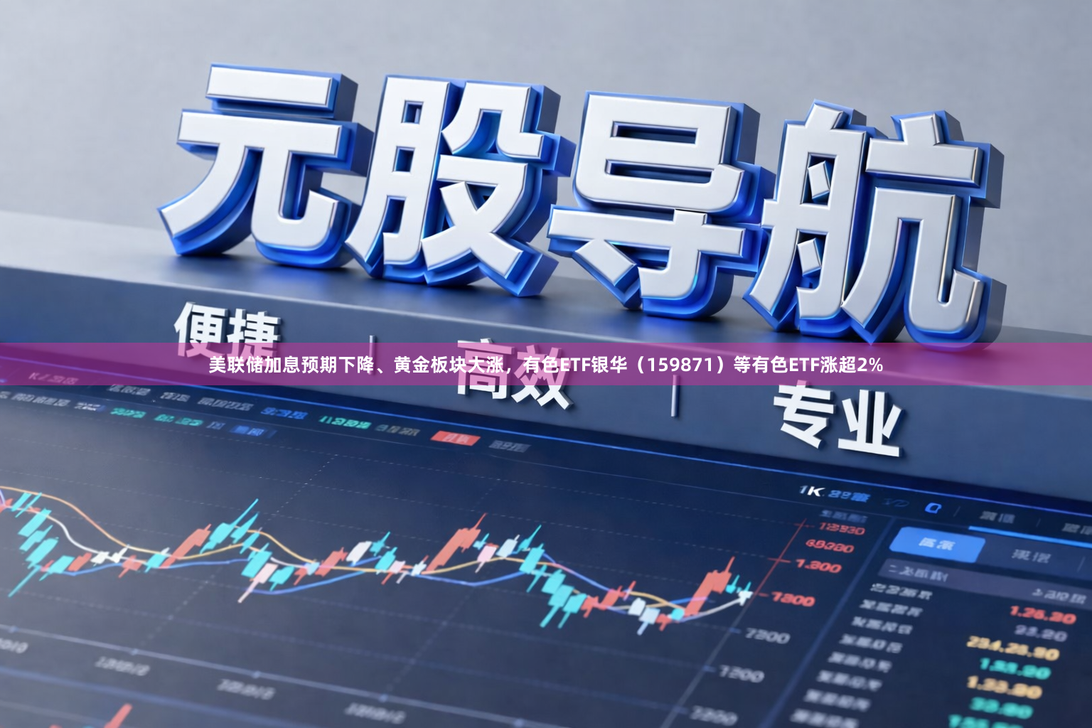 美联储加息预期下降、黄金板块大涨，有色ETF银华（159871）等有色ETF涨超2%